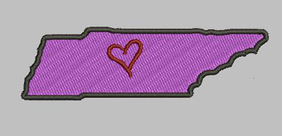 Tennessee State Eyelet Digital Design