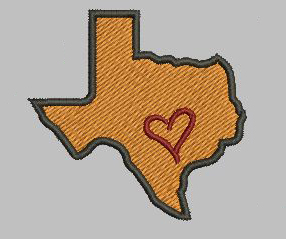 Texas State Eyelet Digital File
