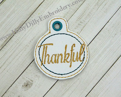 Thankful Circle Eyelet Digital File