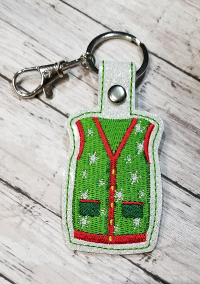 Sweater Vest Snap Tab Digital File