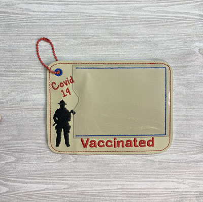 Vaccination Card Holder Fireman