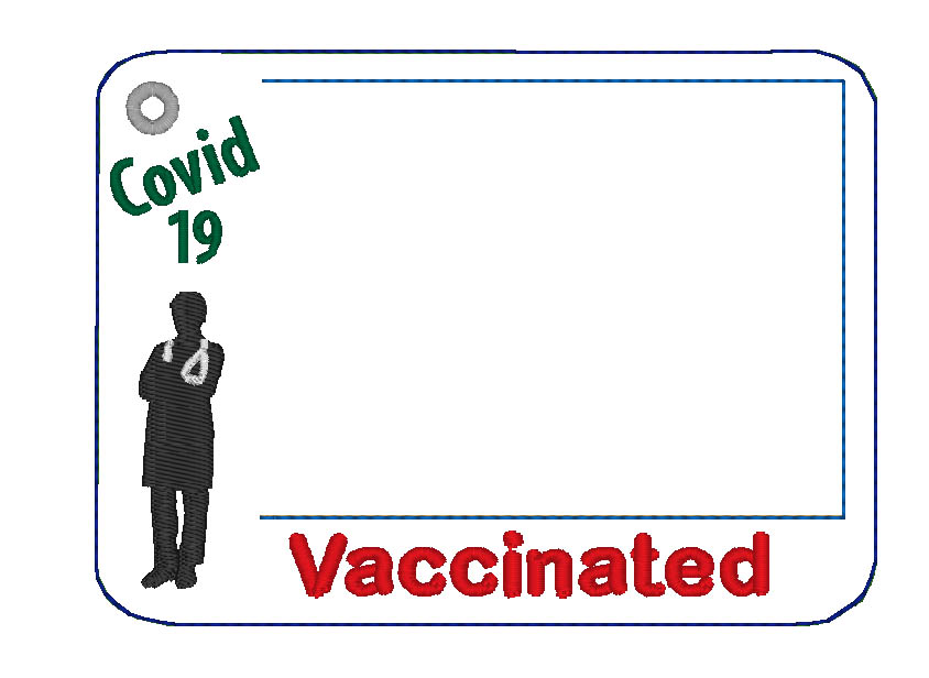 Vaccine Card Holder Doctor Man