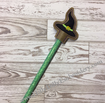 Witch Hat2 Pencil Topper Digital Design File
