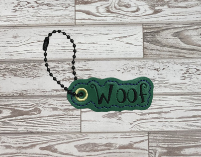 Woof Word Charm Digital File