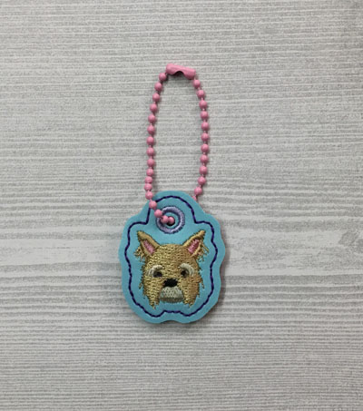 Yorkie Dog Head Charm Digital File