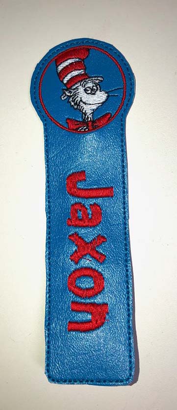 Hat Cat Circle Book Mark